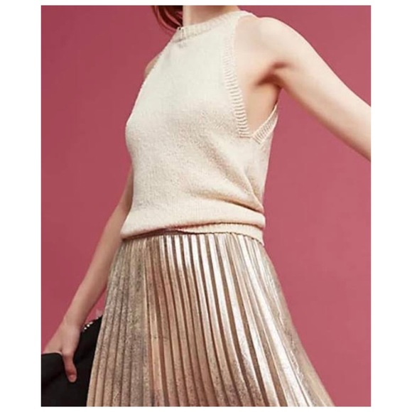 LOFT Dresses & Skirts - LOFT • Shimmer Pleated Skirt • Size XS